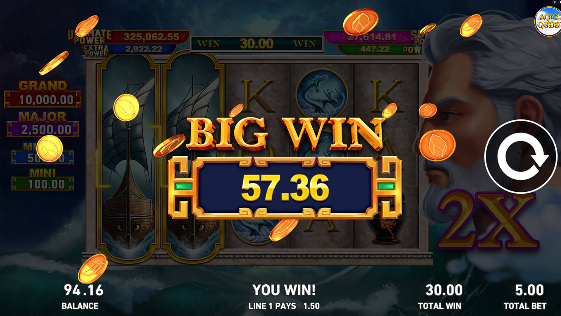 Age of the Gods: God of Storms Fire Blaze